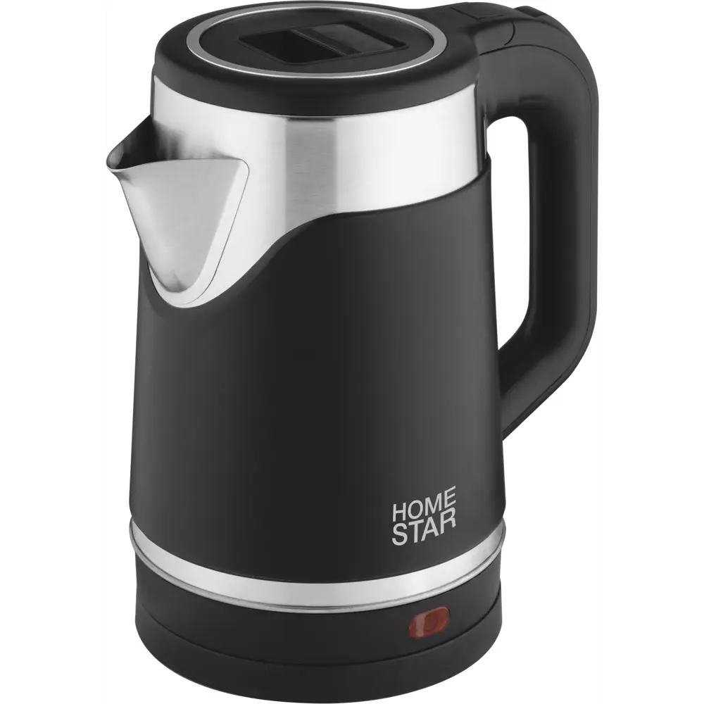 Фото Электрический чайник 1.7 л Homestar HS-1043 пластик цвет черный Фото Электрический чайник 1.7 л Homestar HS-1043 пластик цвет черный