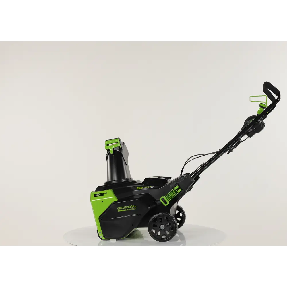 Фото 3 Снегоуборщик аккумуляторный бесщёточный Greenworks GD82ST 55.9 см 82 В 1x5 Ач АКБ и ЗУ в комплекте Фото 3 Снегоуборщик аккумуляторный бесщёточный Greenworks GD82ST 55.9 см 82 В 1x5 Ач АКБ и ЗУ в комплекте