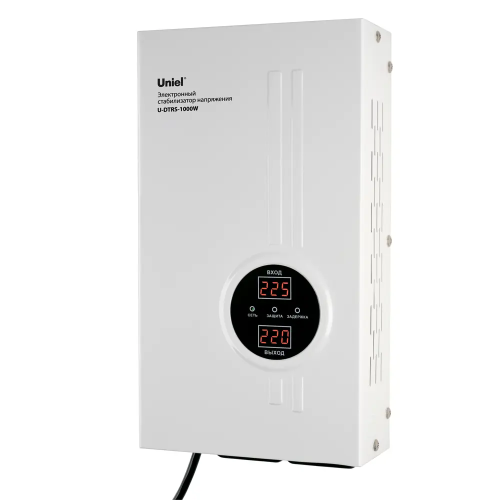 Фото Стабилизатор напряжения Uniel U-DTRS-1000W однофазный 1000 ВА 110-260В Фото Стабилизатор напряжения Uniel U-DTRS-1000W однофазный 1000 ВА 110-260В