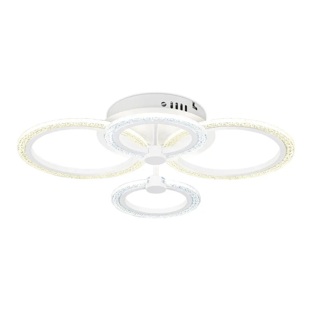 Фото Люстра потолочная светодиодная Ambrella Light AMBR_FA4061 Original с пультом управления 18 м² регулируемый белый свет цвет белый Фото Люстра потолочная светодиодная Ambrella Light AMBR_FA4061 Original с пультом управления 18 м² регулируемый белый свет цвет белый