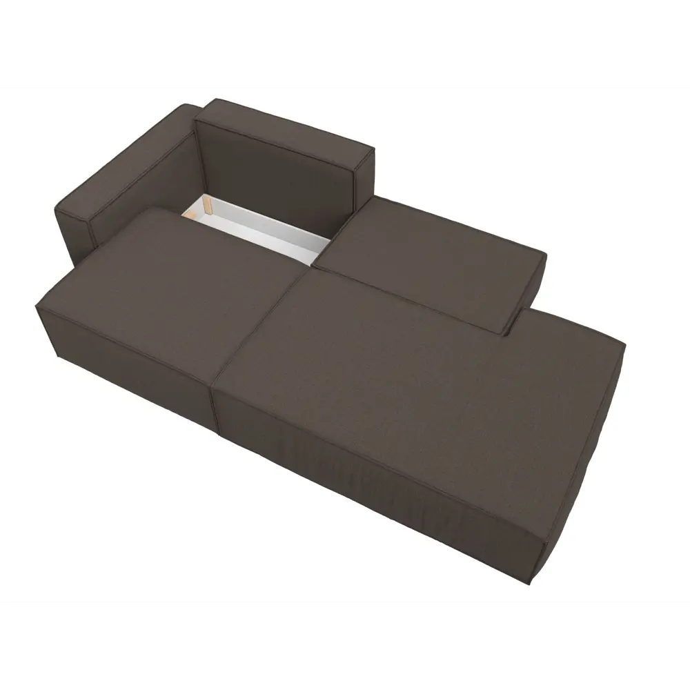 Фото 8 Диван прямой Прага Модерн подлокотник слева Лига диванов 124366L 280x90x118 см рогожка цвет амур 05 коричневый Фото 8 Диван прямой Прага Модерн подлокотник слева Лига диванов 124366L 280x90x118 см рогожка цвет амур 05 коричневый