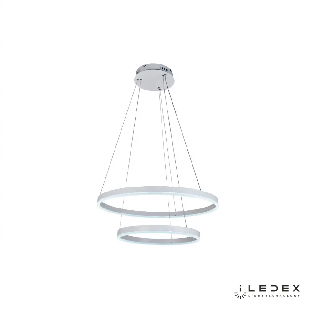 Фото 2 Светильник подвесной светодиодный Iledex LZ-230-1 63W WH с пультом управления 22 м² регулируемый белый свет цвет белый Фото 2 Светильник подвесной светодиодный Iledex LZ-230-1 63W WH с пультом управления 22 м² регулируемый белый свет цвет белый