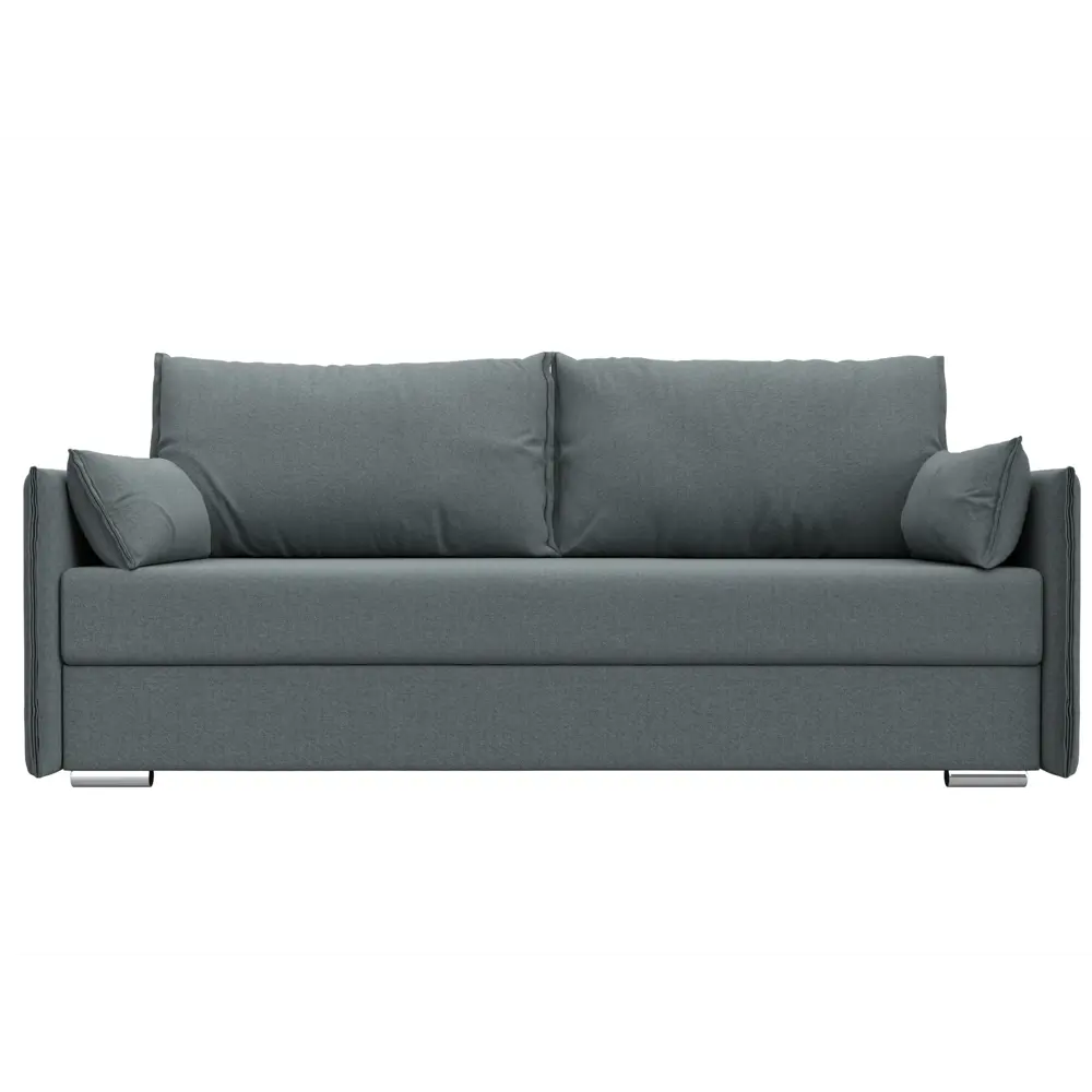 Фото 2 Диван прямой Сайгон Лига диванов 124384 203x90x105 см рогожка цвет амур 07 серый