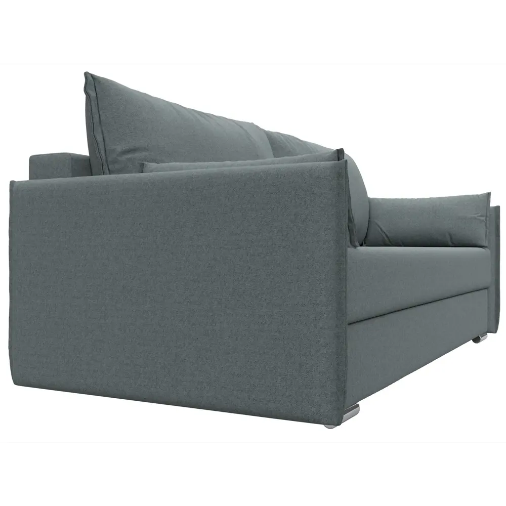 Фото 4 Диван прямой Сайгон Лига диванов 124384 203x90x105 см рогожка цвет амур 07 серый