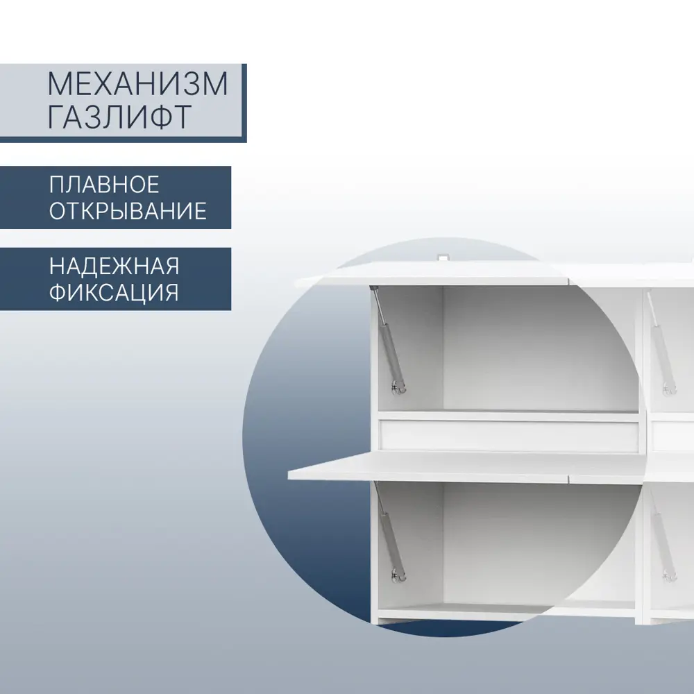 Фото 4 Кухня Sv-мебель Токио 200x214.2x44.2 см ЛДСП цвет белый Фото 4 Кухня Sv-мебель Токио 200x214.2x44.2 см ЛДСП цвет белый