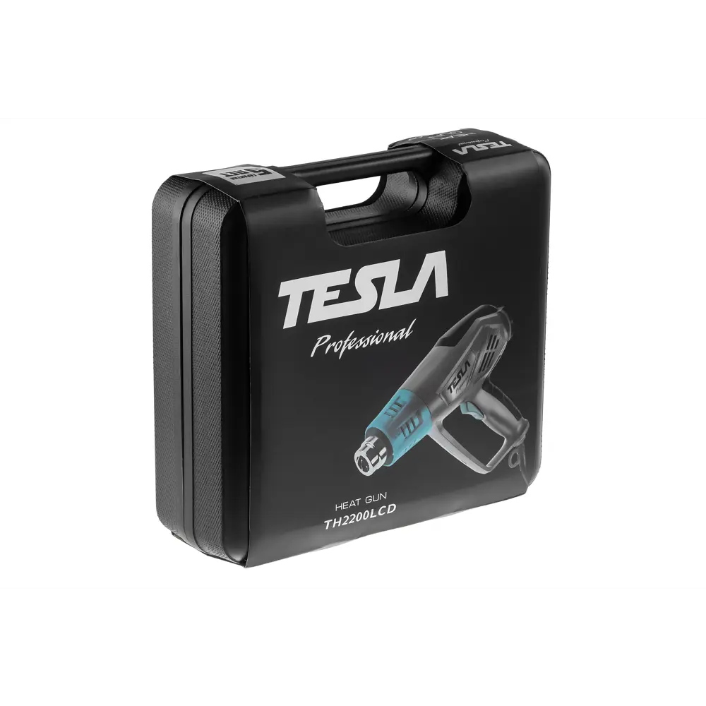 Фото 3 Фен технический Tesla TH2200LCD 2200Вт 50/50-600С 250-500л/мин кейс, насадки, тепл.защита Фото 3 Фен технический Tesla TH2200LCD 2200Вт 50/50-600С 250-500л/мин кейс, насадки, тепл.защита