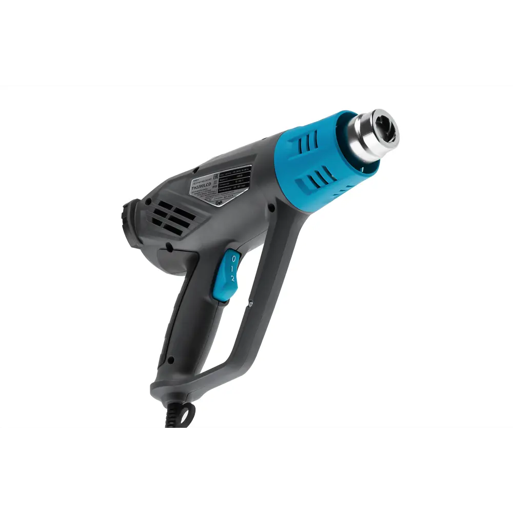 Фото 10 Фен технический Tesla TH2200LCD 2200Вт 50/50-600С 250-500л/мин кейс, насадки, тепл.защита Фото 10 Фен технический Tesla TH2200LCD 2200Вт 50/50-600С 250-500л/мин кейс, насадки, тепл.защита