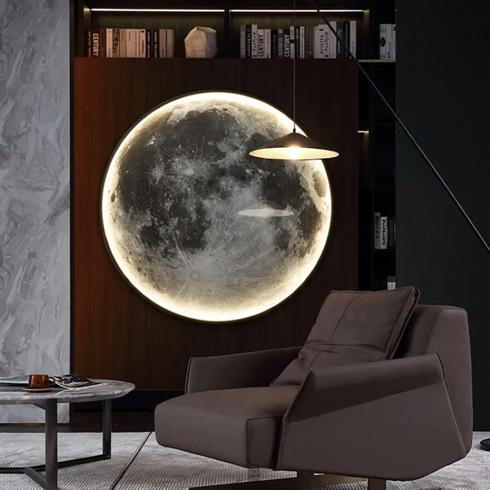 Фото 4 Настенный светильник Imperiumloft Cosmos moon d60 208939-23 цвет белый