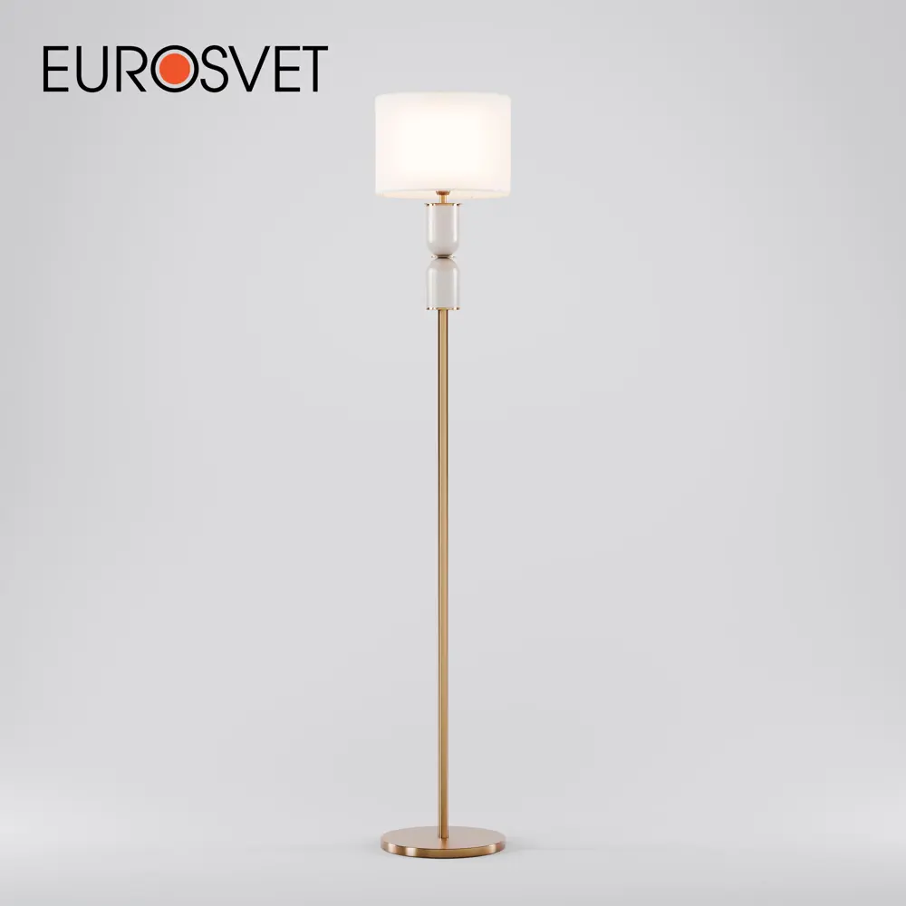Фото Торшер Eurosvet Caprera 01154/1 цвет жёлтый/золотой Фото Торшер Eurosvet Caprera 01154/1 цвет жёлтый/золотой