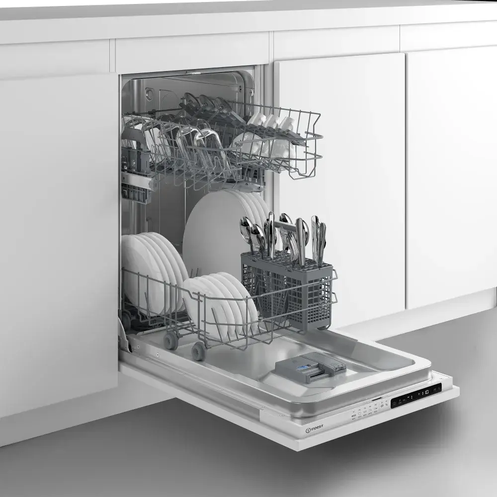 Фото 3 Встраиваемая посудомоечная машина Indesit DIS 1C59 44.7 см 6 программ цвет белый Фото 3 Встраиваемая посудомоечная машина Indesit DIS 1C59 44.7 см 6 программ цвет белый