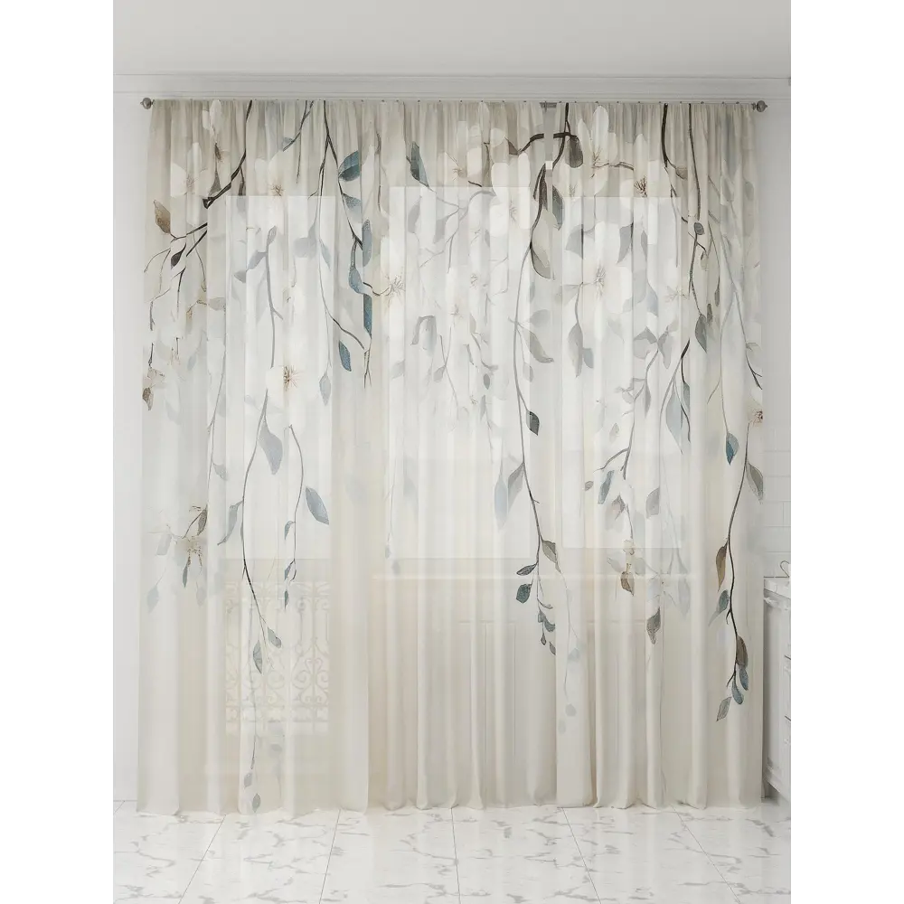 Фото 2 Тюль Comfy way Олион - 74 CW991074-250 на шторной ленте 250x450 см цвет бежевый Фото 2 Тюль Comfy way Олион - 74 CW991074-250 на шторной ленте 250x450 см цвет бежевый