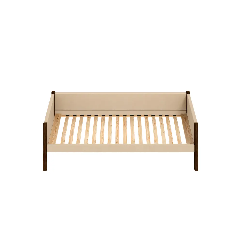Фото 2 Кровать Solarius tahta-obiv-rs3-80-190ven-orto Тахта односпальная Классика 90 x 63 x 200 см двп цвет бежевый/венге Фото 2 Кровать Solarius tahta-obiv-rs3-80-190ven-orto Тахта односпальная Классика 90 x 63 x 200 см двп цвет бежевый/венге