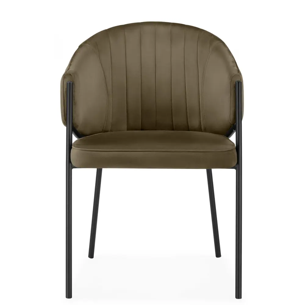 Фото 3 Стул Woodville 15704 48x82x62 см велюр цвет бежевый Фото 3 Стул Woodville 15704 48x82x62 см велюр цвет бежевый