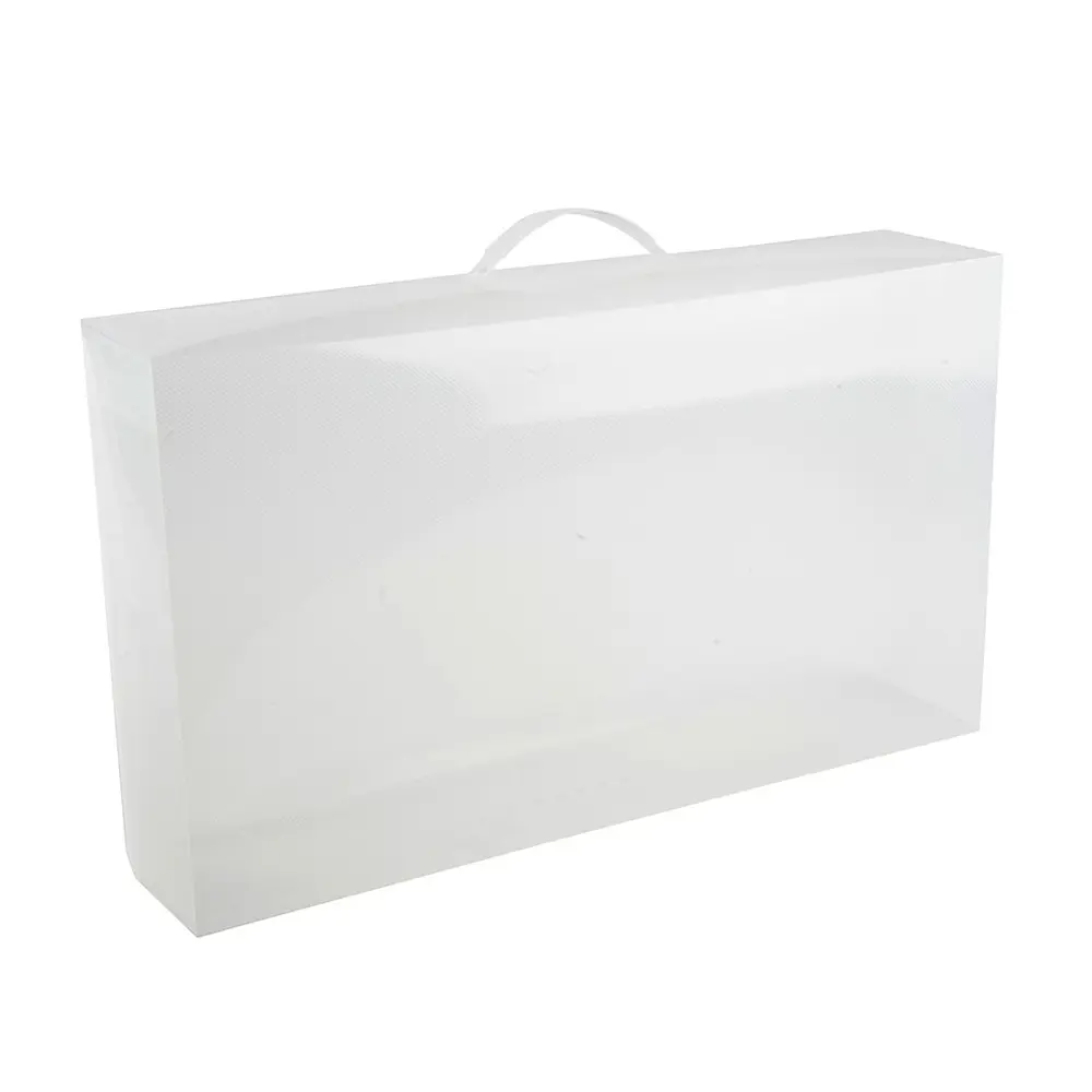 Фото Коробка для обуви Handy home 15x30x52 см пластик цвет прозрачный 4 шт.