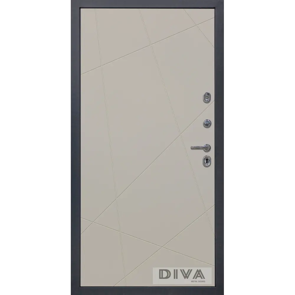 Фото 3 Входная дверь Diva МД-40 УТ-00075047 металлическая правая 205x96см цвет сталь Фото 3 Входная дверь Diva МД-40 УТ-00075047 металлическая правая 205x96см цвет сталь
