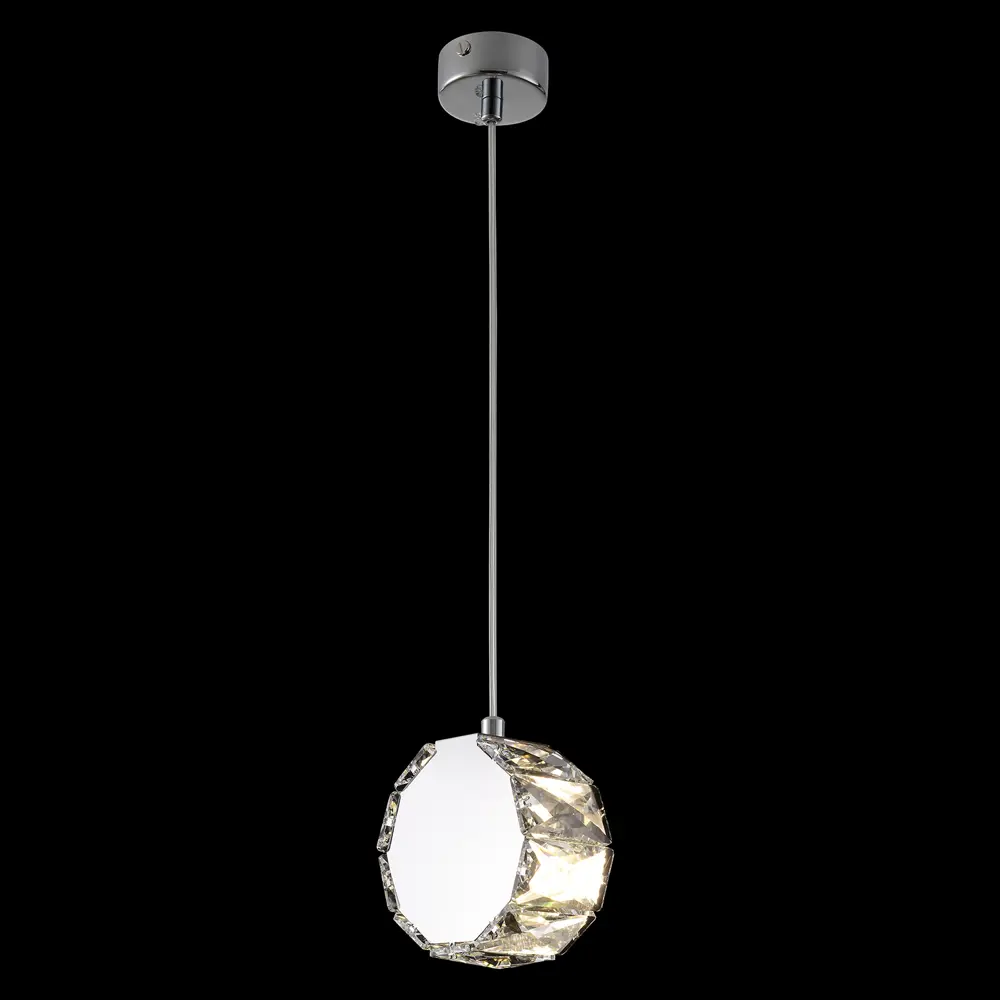 Фото Светильник подвесной Crystal Lux Beso sp1 1 лампа 2 м² цвет хром Фото Светильник подвесной Crystal Lux Beso sp1 1 лампа 2 м² цвет хром