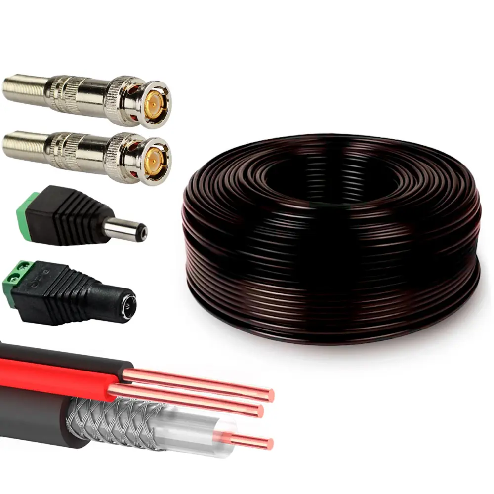 Фото Кабель Ps-Link КВК с коннекторами RG-59 + 2x0.5 50 м CBK50 5230 Фото Кабель Ps-Link КВК с коннекторами RG-59 + 2x0.5 50 м CBK50 5230