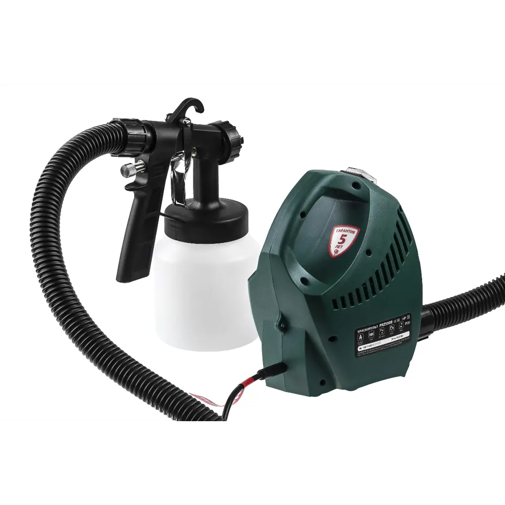 Фото 7 Краскопульт Hammer PRZ500B, 500В, 800 мл бак, вязкость до 60 DIN Фото 7 Краскопульт Hammer PRZ500B, 500В, 800 мл бак, вязкость до 60 DIN