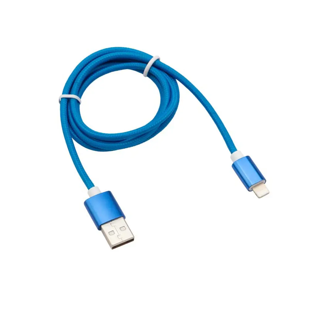 Фото Кабель Rexant USB-A – Lightning для Apple 2.4 A 1 м цвет синий Фото Кабель Rexant USB-A – Lightning для Apple 2.4 A 1 м цвет синий