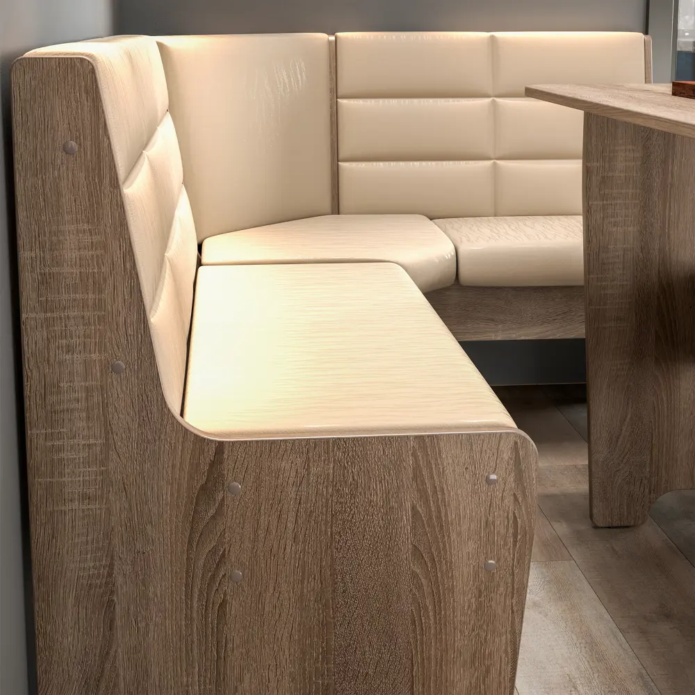 Фото 6 Техас Кухонный уголок Исп.2 (Дуб Сонома трюфель/Кашемир Крем) Фото 6 Техас Кухонный уголок Исп.2 (Дуб Сонома трюфель/Кашемир Крем)