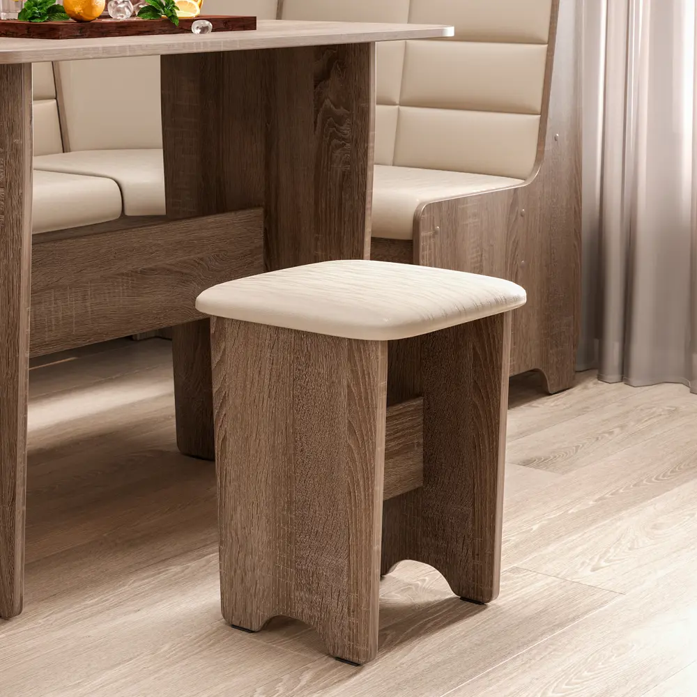 Фото 4 Техас Кухонный уголок Исп.2 (Дуб Сонома трюфель/Кашемир Крем) Фото 4 Техас Кухонный уголок Исп.2 (Дуб Сонома трюфель/Кашемир Крем)