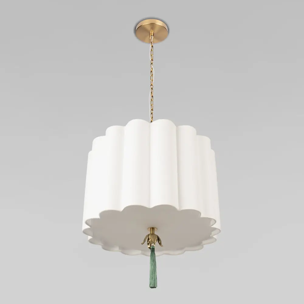 Фото Светильник подвесной Loft It Mellow Lf_10306p_Light_linen 3 лампы 4.71 м² цвет лен/латунь