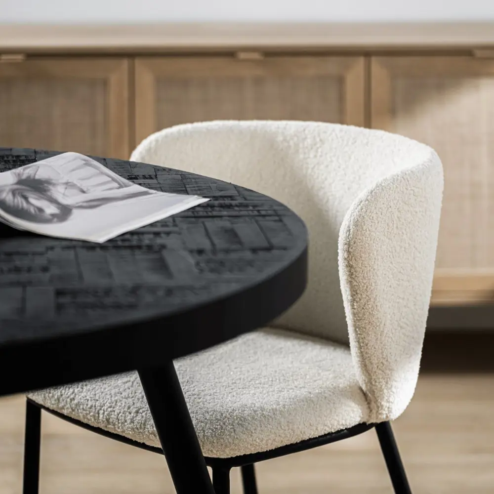 Фото 2 Стул Hesby Hsbi_dc-24121_beige 49x72x50 см текстиль цвет бежевый