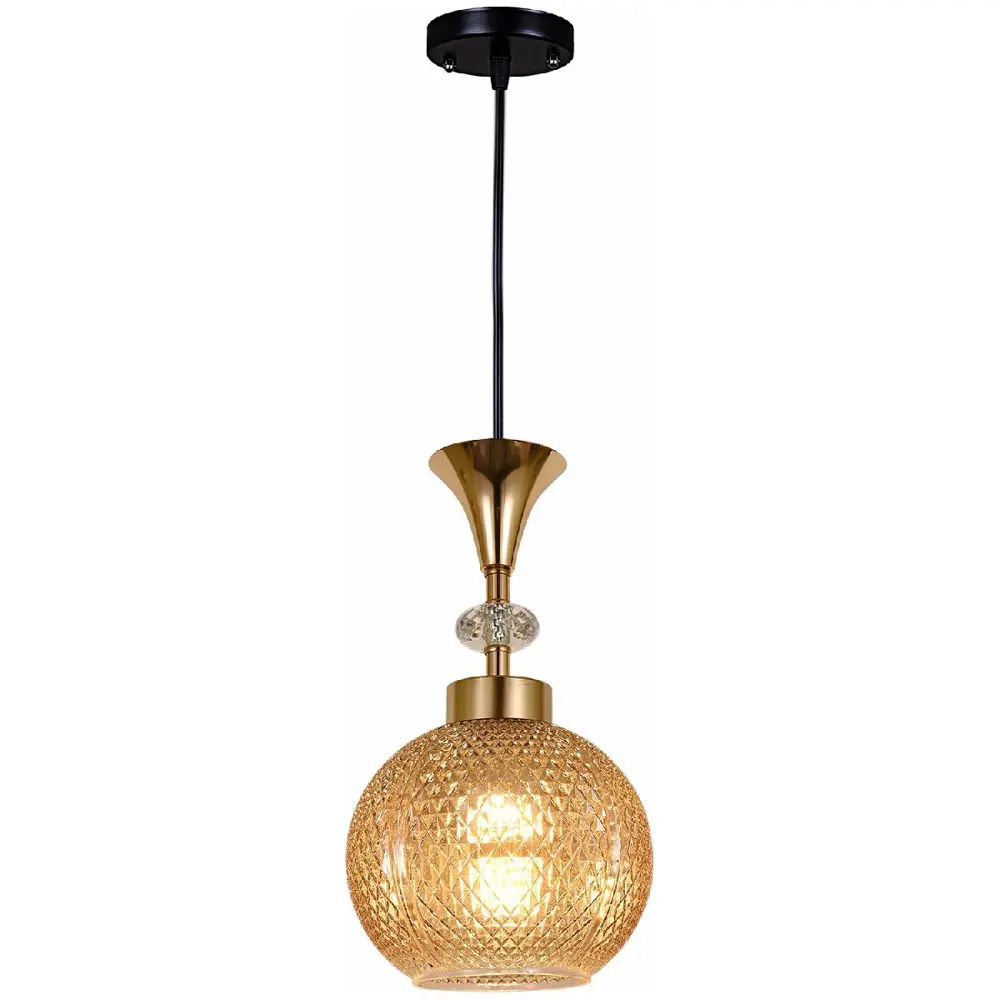 Фото Светильник подвесной Reluce 02001-0.9-01 amber 1 лампа 6 м² цвет черный Фото Светильник подвесной Reluce 02001-0.9-01 amber 1 лампа 6 м² цвет черный