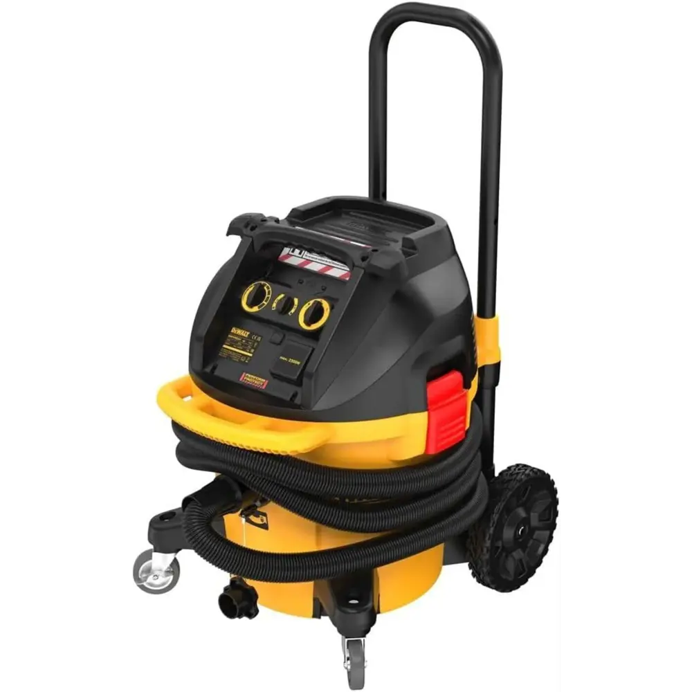 Фото Пылесос строительный Dewalt DWV905H-QS, 1400 Вт, 38 л Фото Пылесос строительный Dewalt DWV905H-QS, 1400 Вт, 38 л