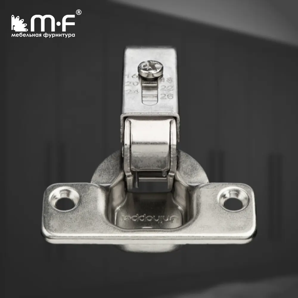 Фото 3 Петля 3D Unihopper карусельная 135° 48 мм с декоративной накладкой Фото 3 Петля 3D Unihopper карусельная 135° 48 мм с декоративной накладкой