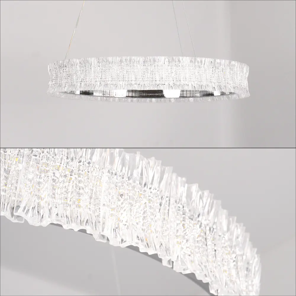 Фото 2 Кольцевая люстра VENERA 65W R-RC-485x1500-CHROME/CLEAR-220-IP20 Фото 2 Кольцевая люстра VENERA 65W R-RC-485x1500-CHROME/CLEAR-220-IP20
