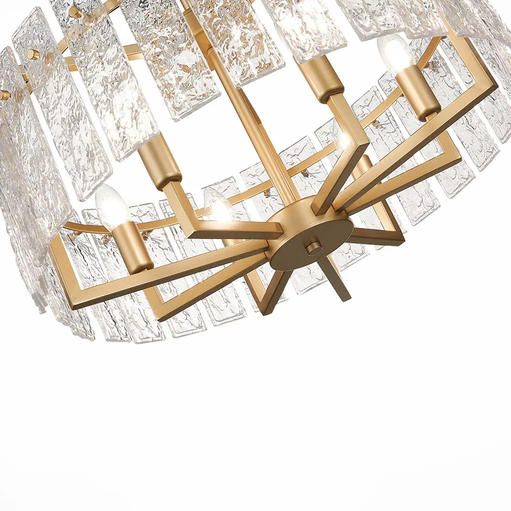 Фото 4 Светильник подвесной St luce Sl1632.203.06 6 ламп 18 м² цвет шампань