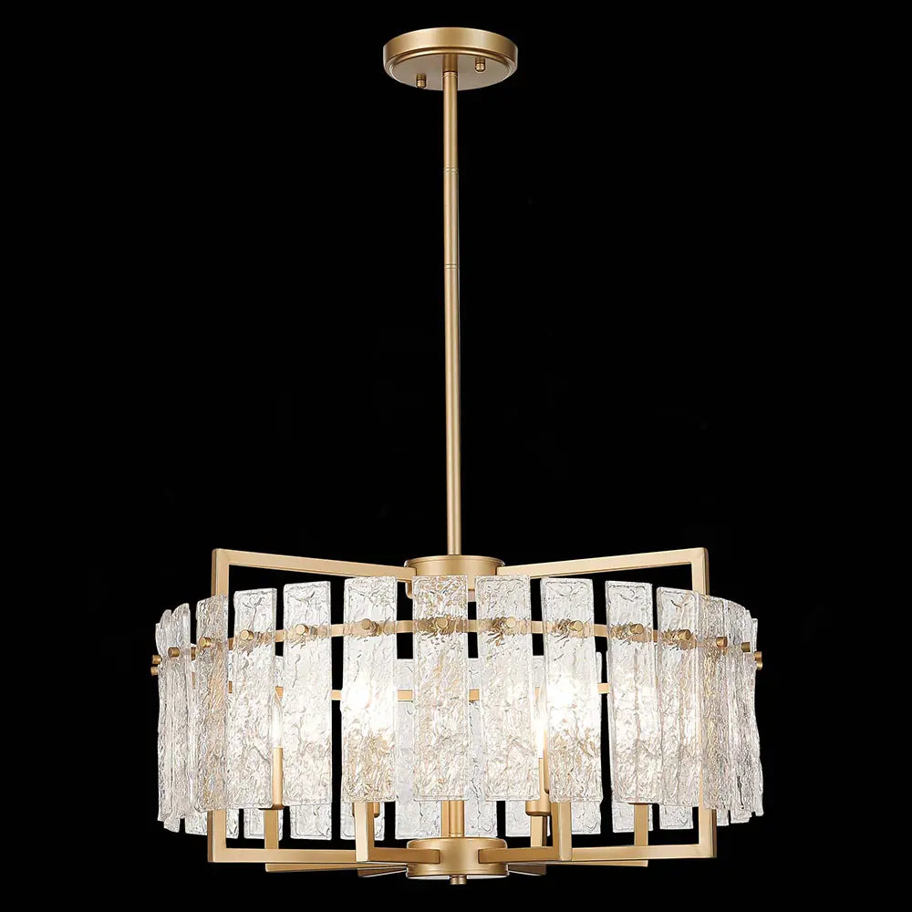 Фото Светильник подвесной St luce Sl1632.203.06 6 ламп 18 м² цвет шампань