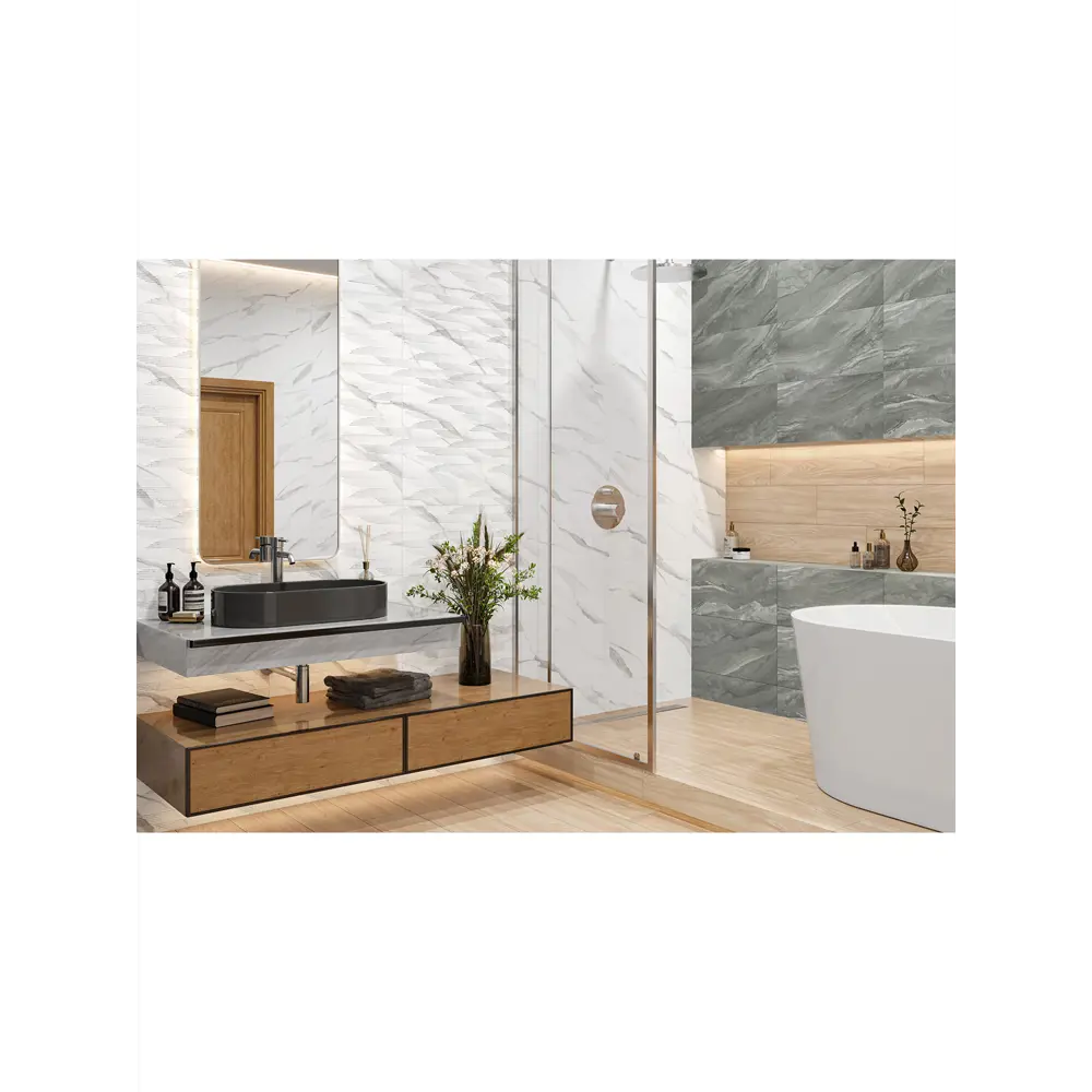 Фото 6 Настенная плитка New trend Way WT36WAY00 30x60см цвет белый