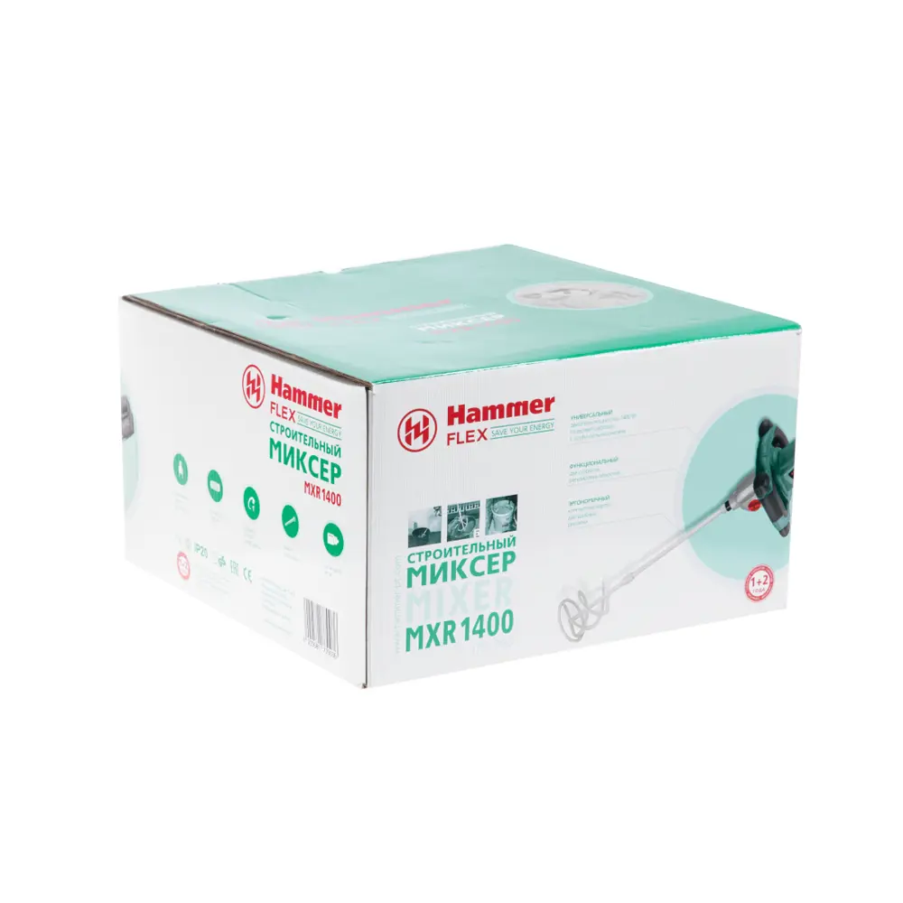 Фото Миксер Hammer Flex MXR1400 1400Вт 14мм 0-430/0-700 об/мин Фото Миксер Hammer Flex MXR1400 1400Вт 14мм 0-430/0-700 об/мин
