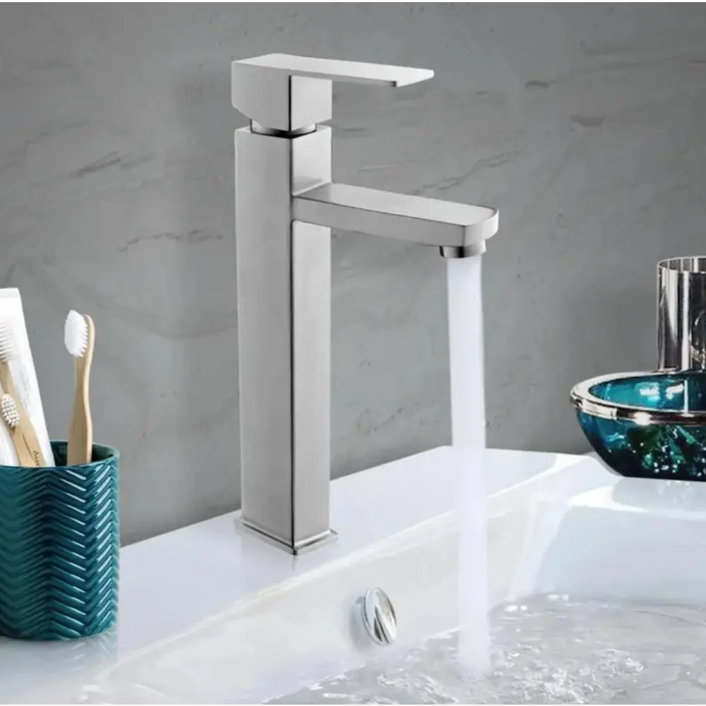 Фото 6 Раковина Bauedge Hotel 48см цвет темно-серый матовый/нержавеющая сталь Фото 6 Раковина Bauedge Hotel 48см цвет темно-серый матовый/нержавеющая сталь