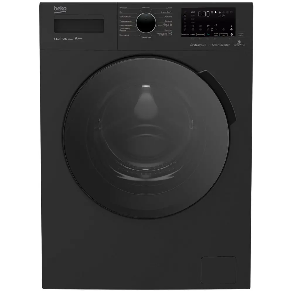 Фото Стиральная машина Beko Wspe 6h616a 59.6x84x40 см 6.5 кг цвет черный Фото Стиральная машина Beko Wspe 6h616a 59.6x84x40 см 6.5 кг цвет черный