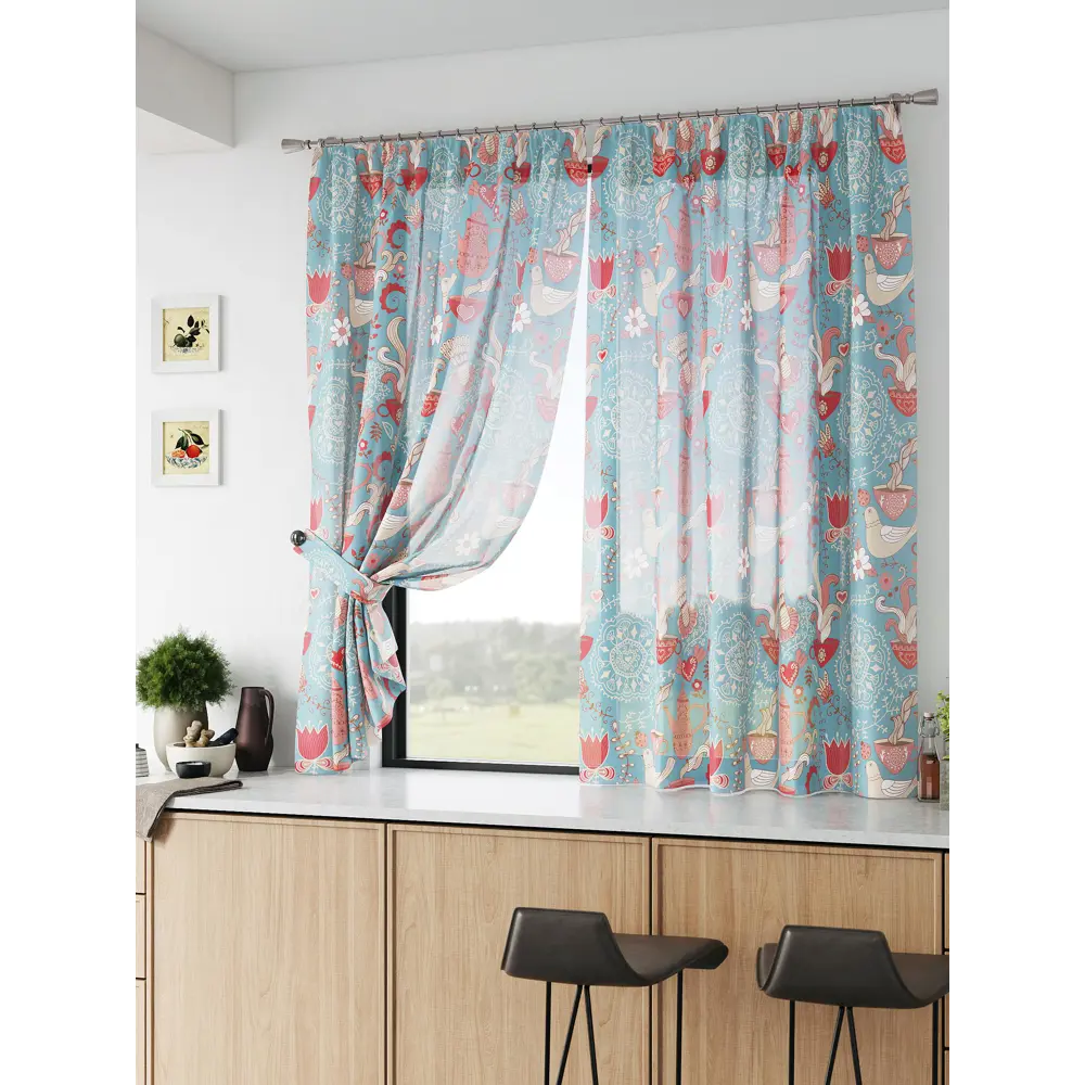 Фото Тюль Comfy way Базовая комплектация CW786000 на шторной ленте 160x150 см цвет красный Фото Тюль Comfy way Базовая комплектация CW786000 на шторной ленте 160x150 см цвет красный