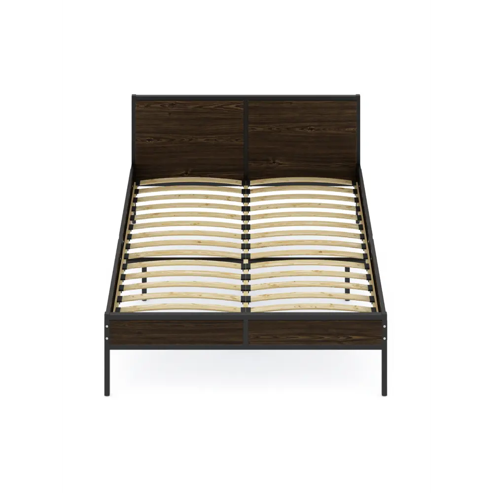 Фото 2 Кровать Solarius Kr160loft-ven-black-orto 165 x 90 x 206 см сосна цвет черный Фото 2 Кровать Solarius Kr160loft-ven-black-orto 165 x 90 x 206 см сосна цвет черный