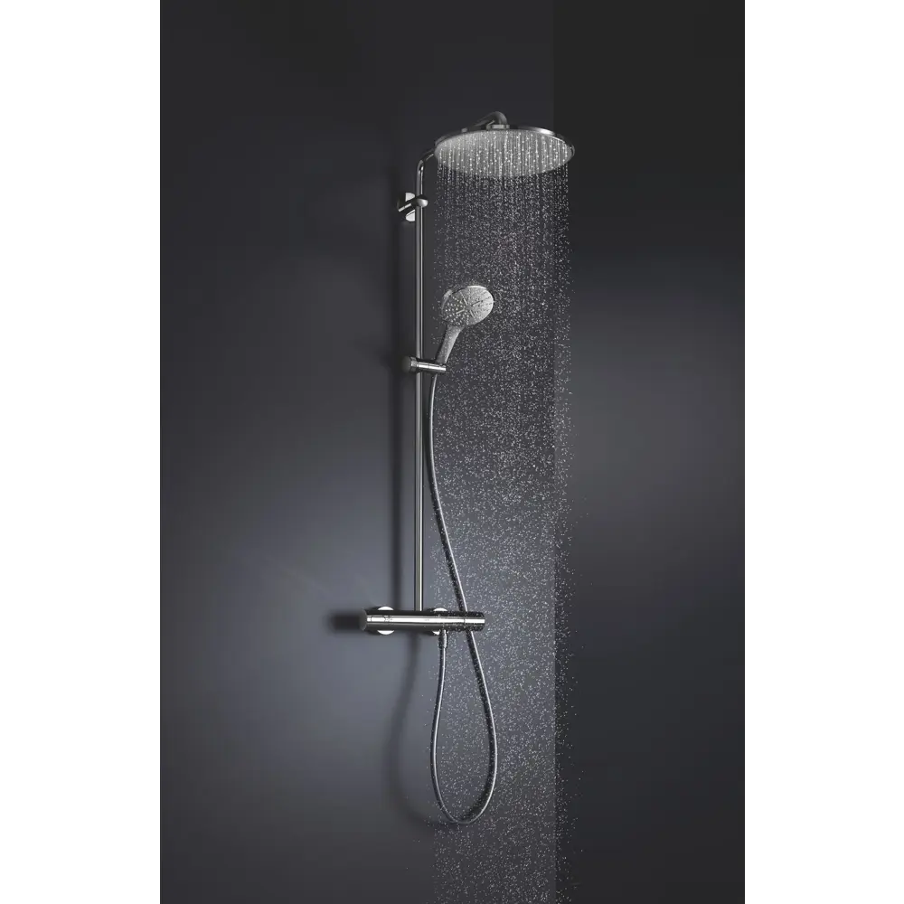 Фото 4 Душевая система GROHE Rainshower SmartActive 310 с термостатом для душа суперсталь Фото 4 Душевая система GROHE Rainshower SmartActive 310 с термостатом для душа суперсталь