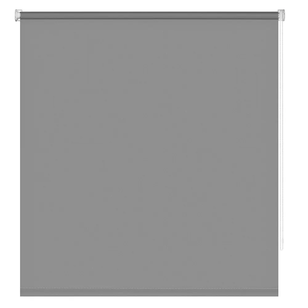 Фото Рулонная штора Decofest Плайн 274606 100x160 см, серый Фото Рулонная штора Decofest Плайн 274606 100x160 см, серый