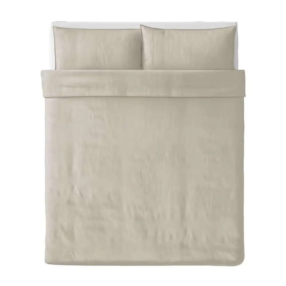 Фото 2 Комплект постельного белья Vigrana Энлилия бязь 2-спальный наволочки 50 x 70- 2 шт цвет светло-бежевый