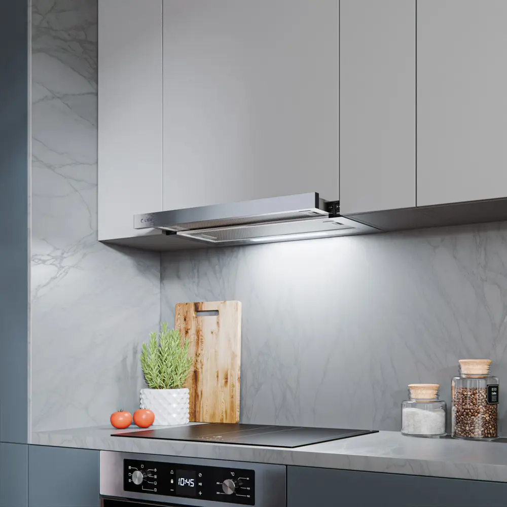 Фото 5 Вытяжка Lex HERMES 600 INOX 60 см цвет серый/серебристый Фото 5 Вытяжка Lex HERMES 600 INOX 60 см цвет серый/серебристый