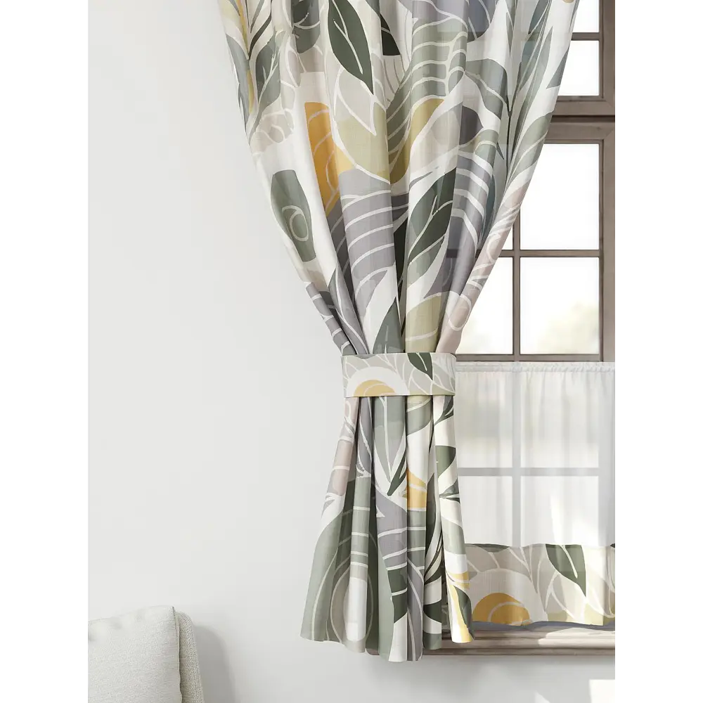 Фото 3 Комплект штор Comfy way CW705182-160 на шторной ленте 160x150 см цвет разноцветный Фото 3 Комплект штор Comfy way CW705182-160 на шторной ленте 160x150 см цвет разноцветный