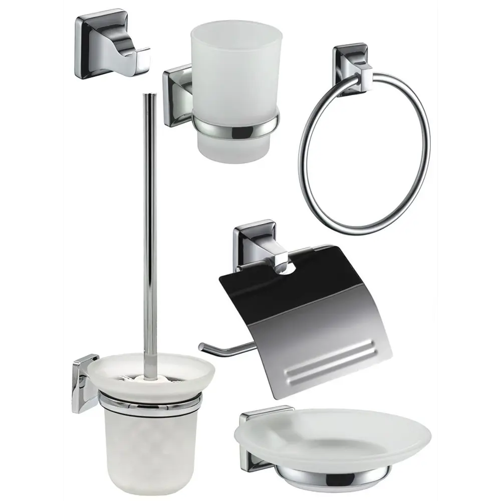 Фото Комплект аксессуаров Bath Plus Prime SET6 Фото Комплект аксессуаров Bath Plus Prime SET6