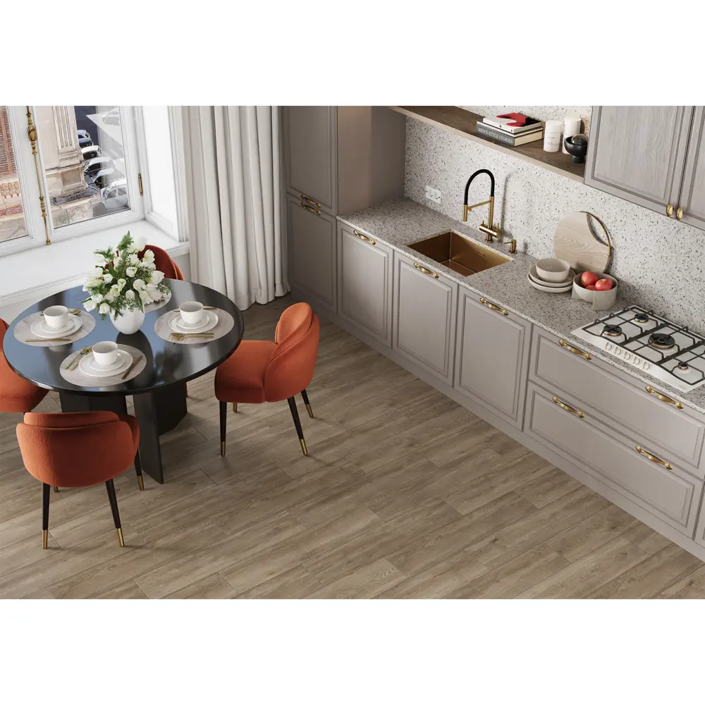 Фото 6 Керамогранит Delacora Realwood marrone GP2090REL21R 20x90см цвет коричневый Фото 6 Керамогранит Delacora Realwood marrone GP2090REL21R 20x90см цвет коричневый