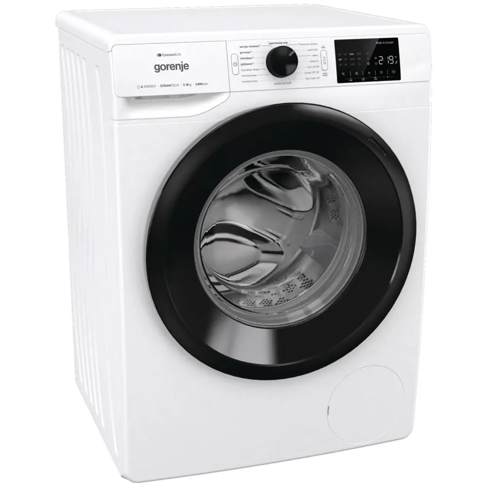 Фото 2 Стиральная машина Gorenje WPNEI94A1SWIFI/C максимальная загрузка 9 кг Фото 2 Стиральная машина Gorenje WPNEI94A1SWIFI/C максимальная загрузка 9 кг