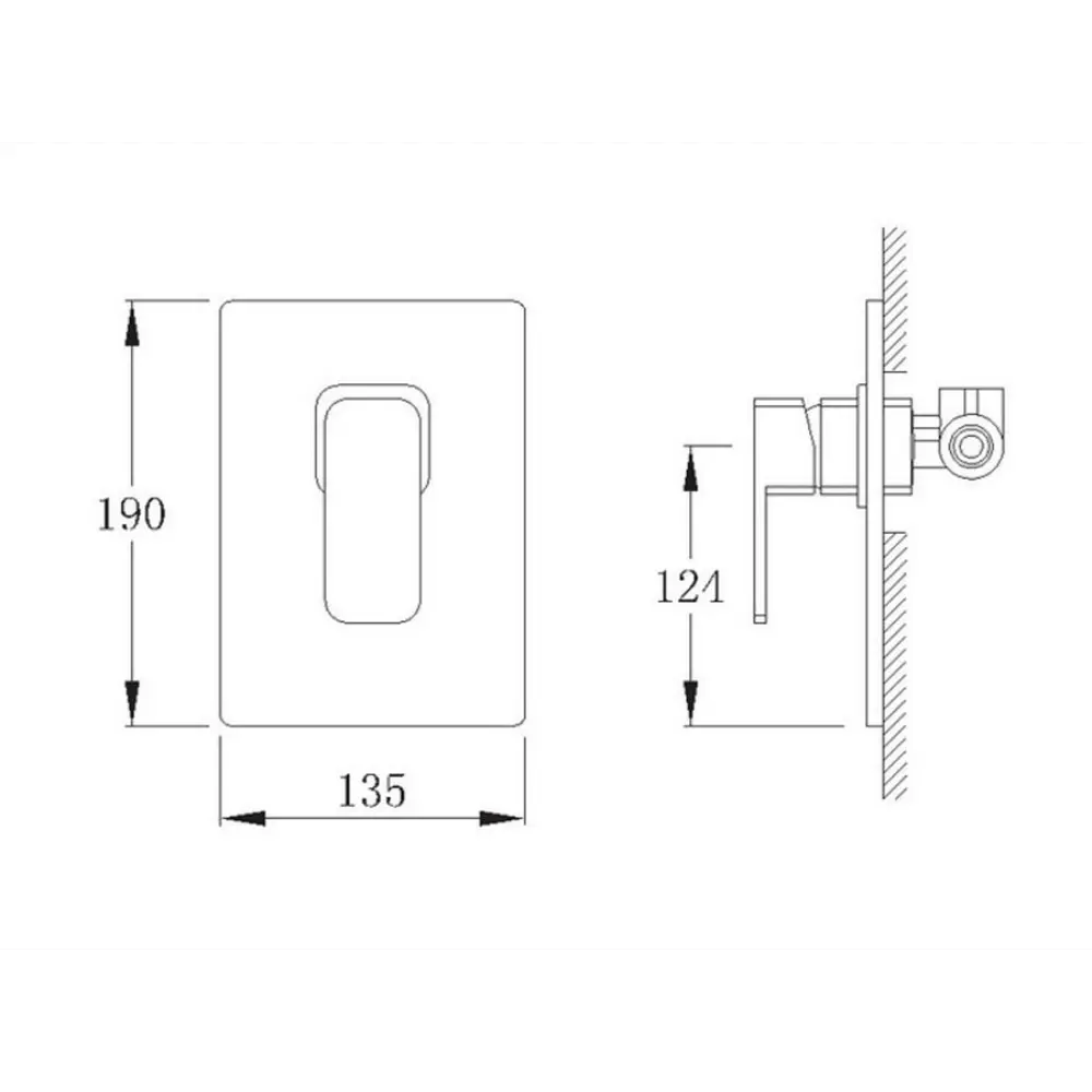 Фото 2 Смеситель для душа Elghansa Mondschein 3420235 однорычажный цвет хром