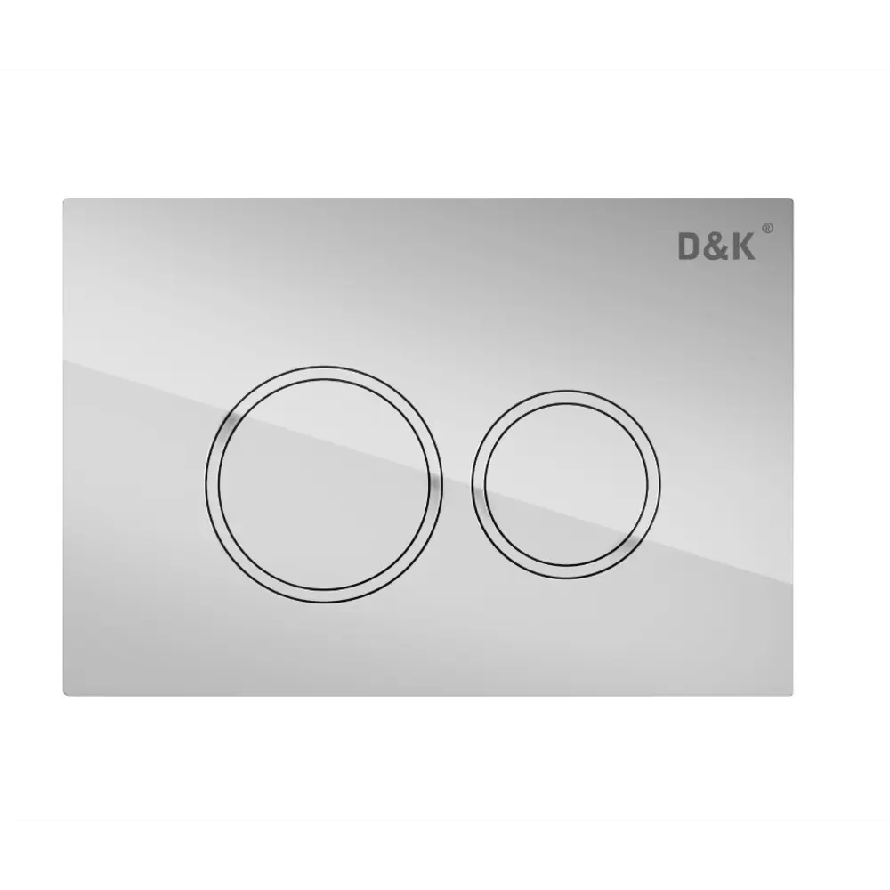 Фото Панель смыва D&k DB1529001 цвет серый/серебристый Фото Панель смыва D&k DB1529001 цвет серый/серебристый