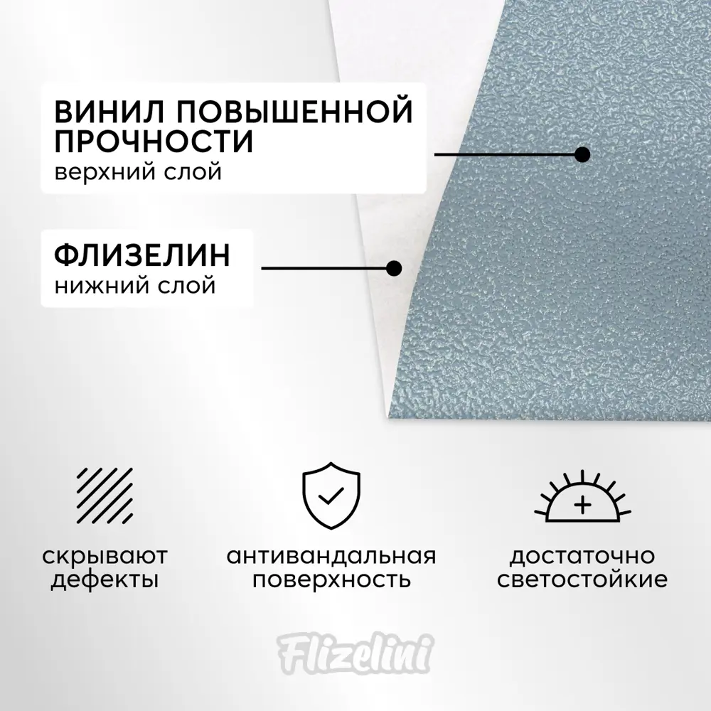 Фото 4 Обои флизелиновые Flizelini Modern синие 1.06 м 1808-81 Фото 4 Обои флизелиновые Flizelini Modern синие 1.06 м 1808-81